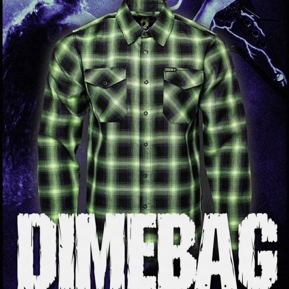 DIXXON 3XL DIMEBAG DARELL Men's Limited Edition Flannel Shirt
